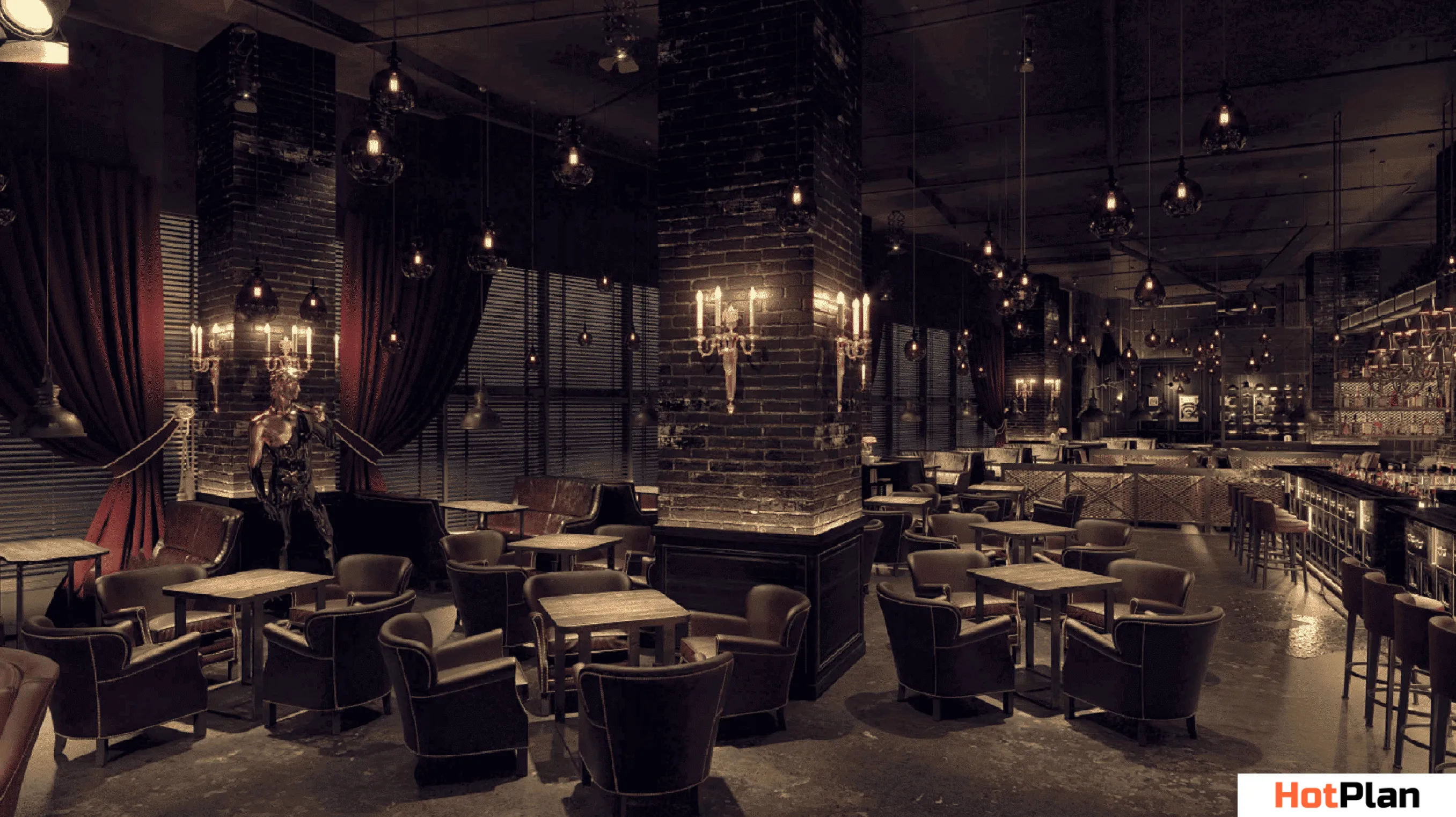 Комплексное проектирование кальянной Tangiers Lounge (г. Москва) — проектирование инженерных систем HOTPLAN