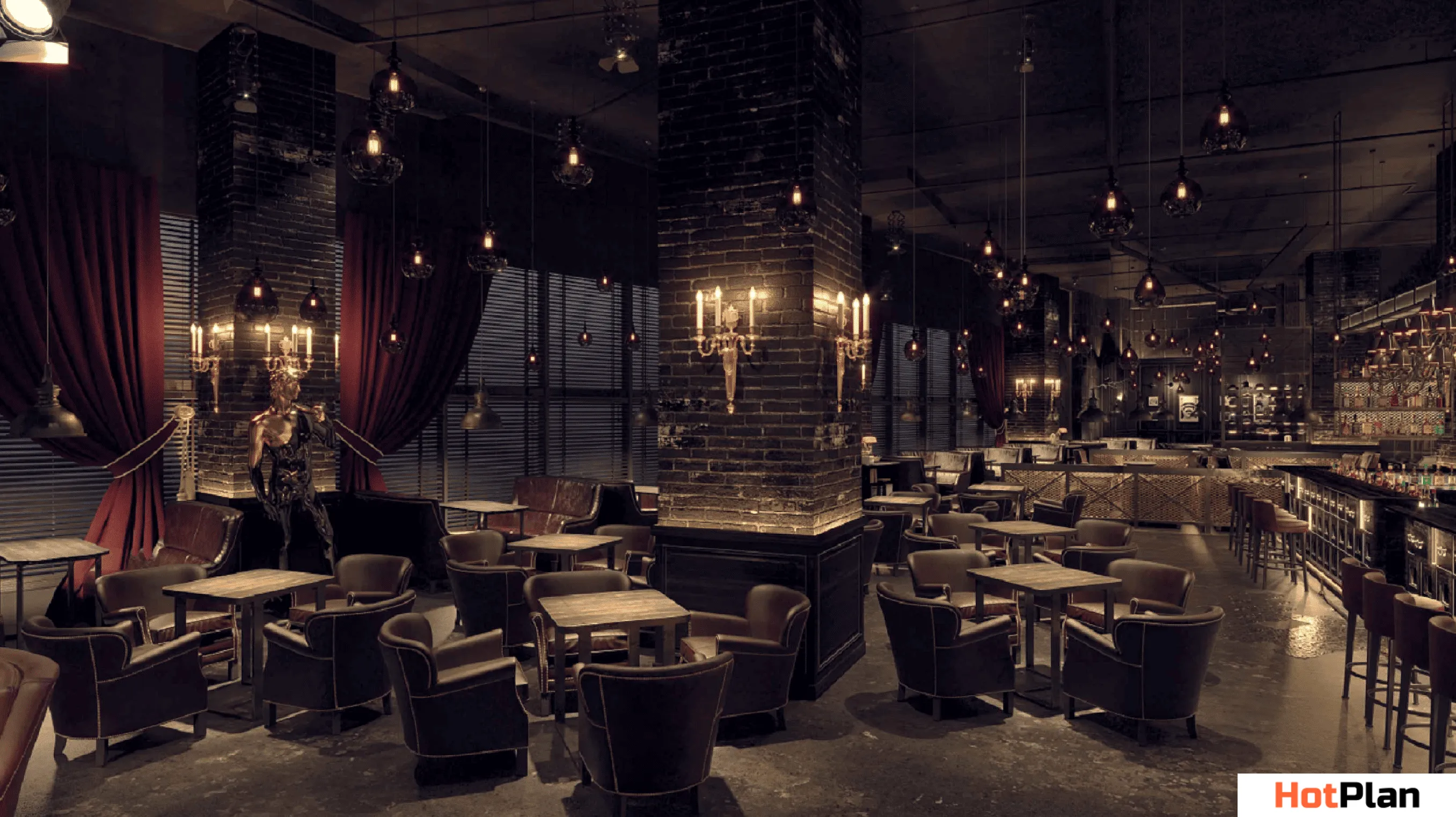 Комплексное проектирование кальянной Tangiers Lounge (г. Москва) — проектирование инженерных систем HOTPLAN
